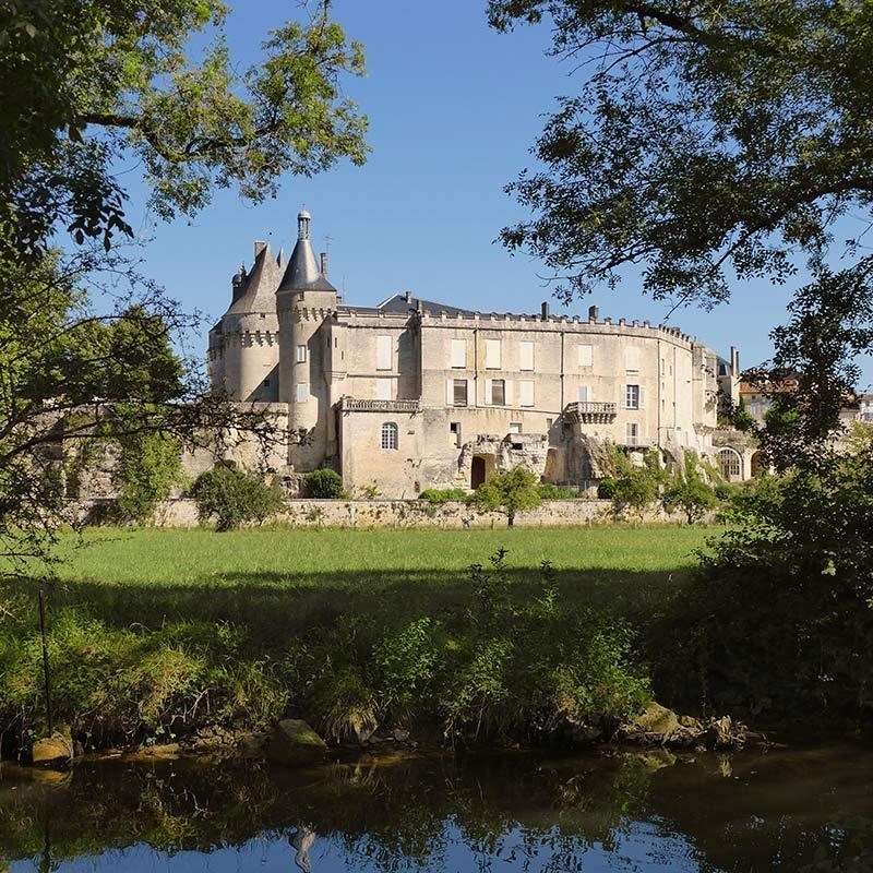 Замок Жонзак во Франции
