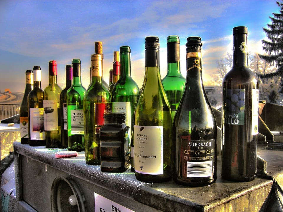 Виды винных бутылок