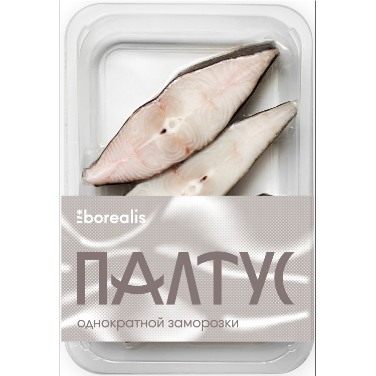 Палтус Borealis синекорый стейк с/м