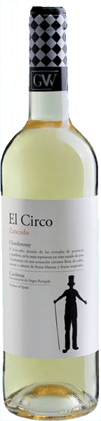 Вино El Circo, Zancudo Chardonnay, Carinena DO 0.75 л