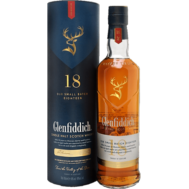 Glenfiddich 18 Years Old, в подарочной упаковке