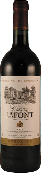 Вино Bordeaux Chateau Lafont  AOC 0.75 л