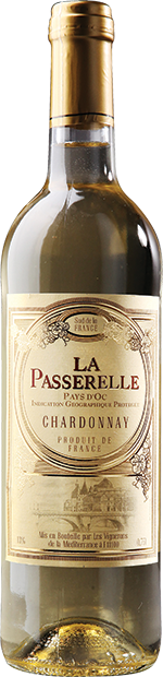 Вино Vinadeis, La Passerelle Chardonnay, Pays d'Oc IGP 0.75 л