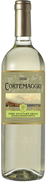 Вино сухое белое Grillo Sicilia Cortemaggio 0.75 л