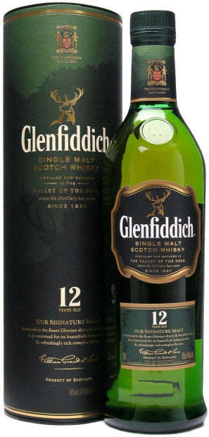 Виски Glenfiddich, 12-летней выдержки 0.75 л