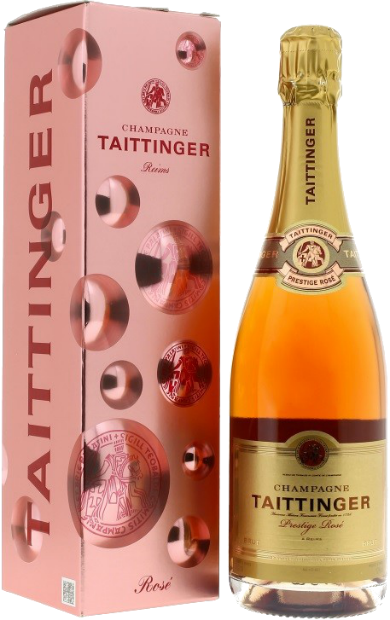 Шампанское Taittinger, Brut Prestige Rose, в подарочной упаковке 0.75 л