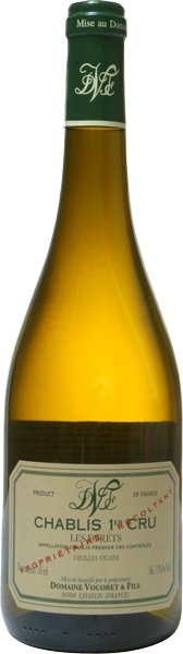 Вино Domaine Vocoret Les Forets Vieilles Vignes Chablis 1-er Cru 0.75 л