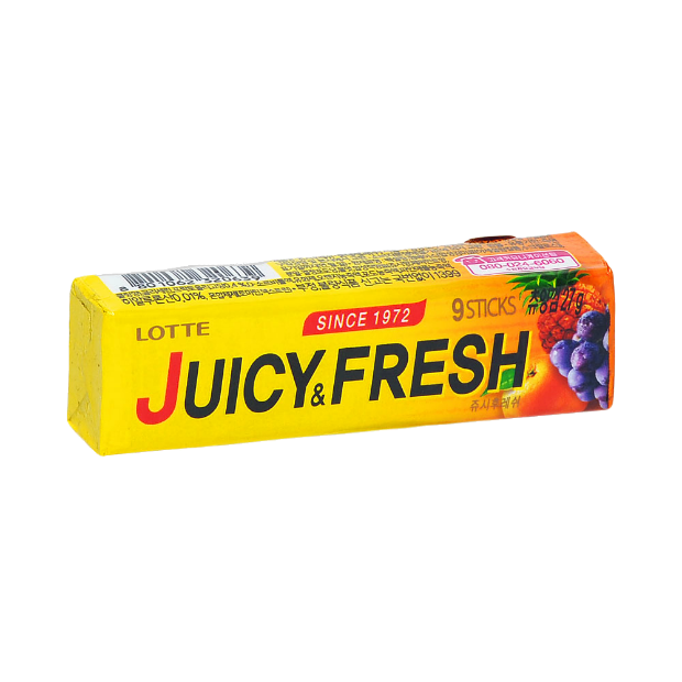 Жевательная резинка Juice Fresh Lotte 27гр