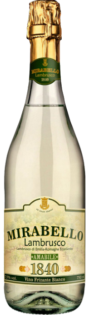 Игристое вино Lambrusco Mirabello Bianco 0.75 л