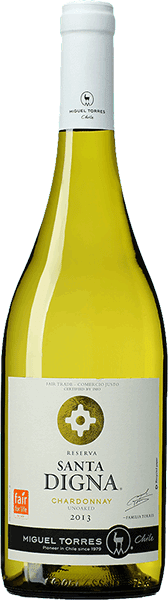 Вино Torres, Santa Digna, Reserva Chardonnay 2016 0.75 л