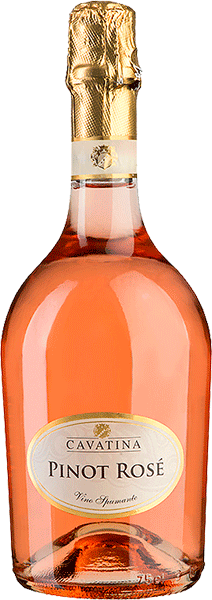 Игристое вино Cavatina Pinot Rose, bottle Atmosphere 0.75 л
