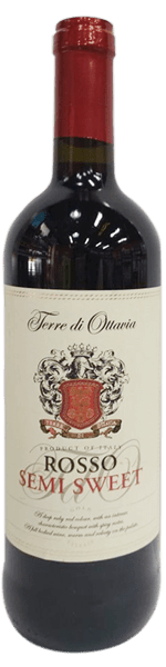 Вино Terre di Ottavia красное полусладкое 0.75 л