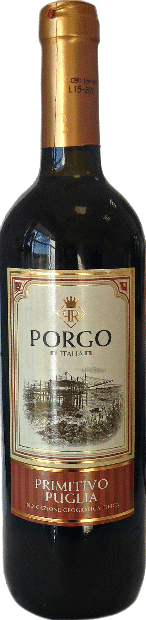 Вино Porgo Italia Primitivo Puglia 0.75 л