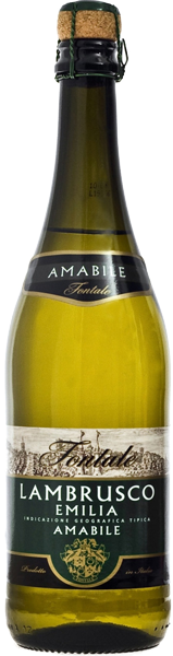 Игристое вино Lambrusco Emilia  Fontale Bianco Semi-Sweet 0.75 л