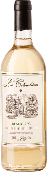 Вино Les Colombieres Blanc Sec 0.75 л