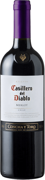 Вино Casillero del Diablo Merlot Reserva 0.75 л