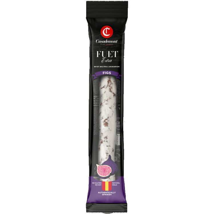 Колбаса сыровяленая Фуэт Экстра с инжиром