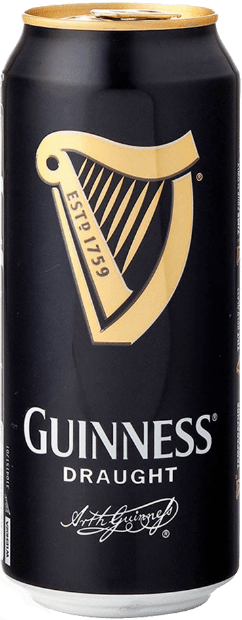 Тёмное пиво Guinness Draught, 0.48 л