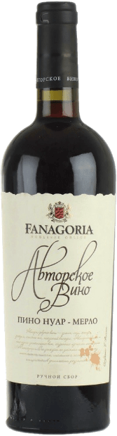 Вино Fanagoria Avtorskoe Vino Pinot Noir-Merlot 0.75 л
