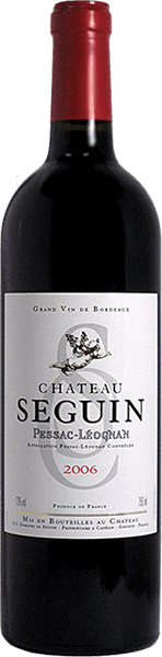 Вино Chateau Seguin, Pessac-Leognan АОC 2015 0.75 л