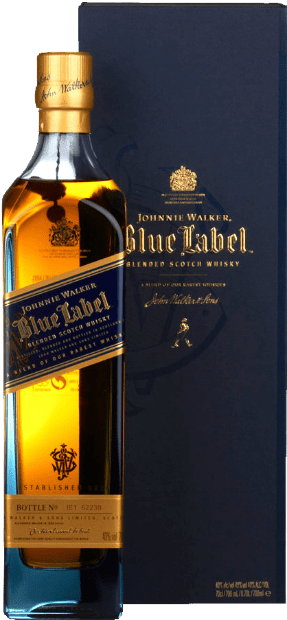 Виски Johnnie Walker, Blue Label, в подарочной упаковке 0.7 л