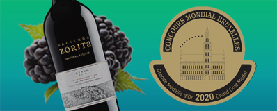 Вино Hacienda Zorita забирает большую золотую медаль на главном конкурсе года — Concours Mondial de Bruxelles