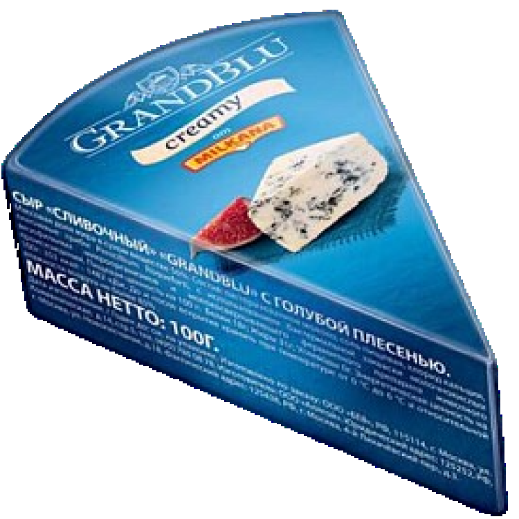 с голубой плесенью Гранд Блю сливочный 100г