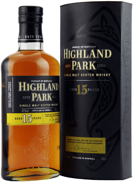 Виски Highland Park, 15 летней выдержки 0.7 л