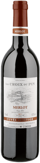 Вино La Croix du Pin, Merlot, Pays d'Oc IGP 0.75 л