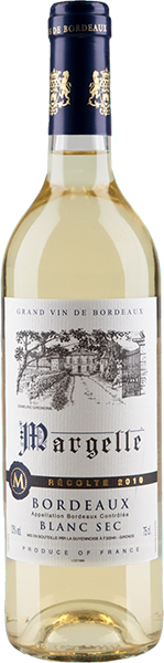 Вино Margelle, Bordeaux Blanc Sec 0.75 л