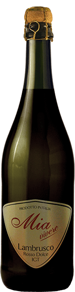 Игристое вино Cantine Quattro Valli, Lambrusco Mia Vivere IGT Rosso Dolce 0.75 л