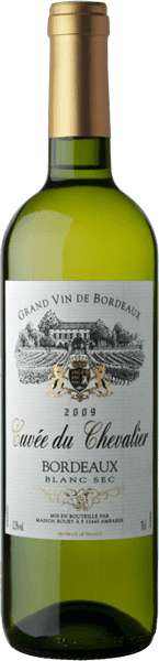 Вино Cuvee du Chevalier Blanc Sec, Bordeaux AOC 0.75 л