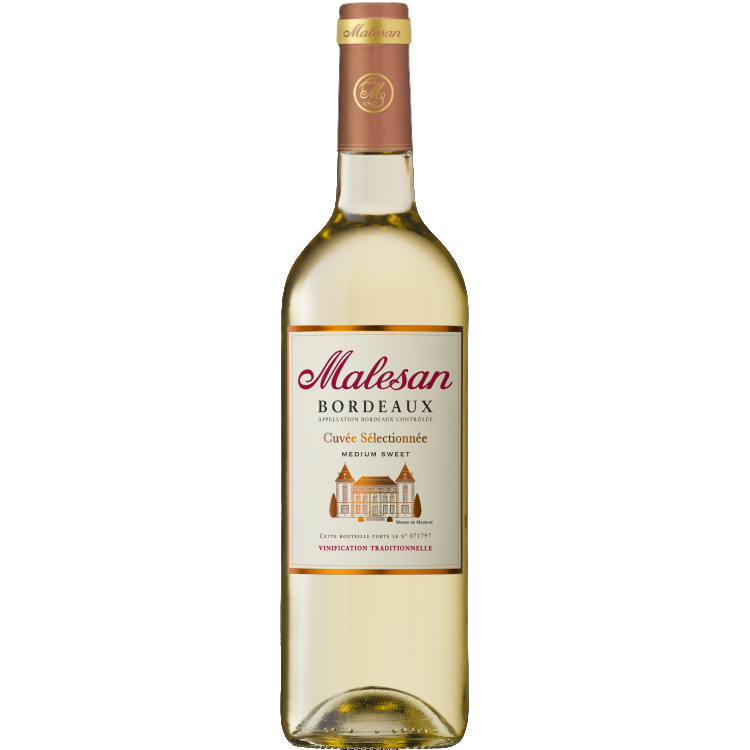 Malesan Bordeaux Cuvee Selectionnee white medium sweet
