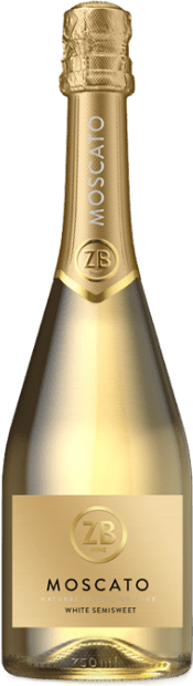 Игристое вино ZB Wine Moscato белое полусладкое 0.75 л