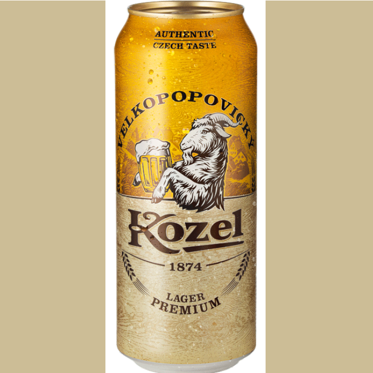 Velkopopovicky Kozel Premium, в банке