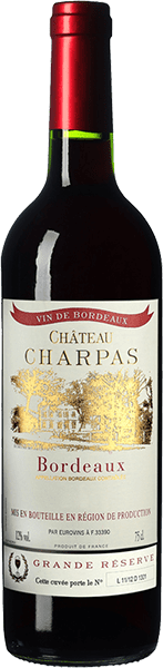 Вино Chateau Charpas, Bordeaux AOC 0.75 л