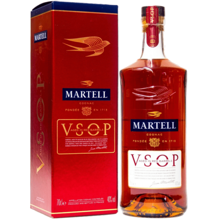 Martell VSOP Aged in Red Barrels, в подарочной упаковке