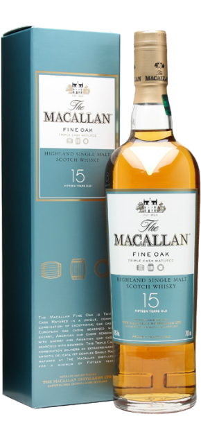 Виски Macallan Fine Oak, 15 летней выдержки 0.7 л