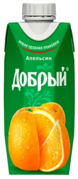 Сок Нектар "Добрый" Апельсин 0.33 л