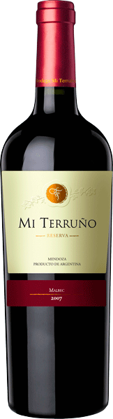 Вино Mi Terruno Malbec Reserva 0.75 л
