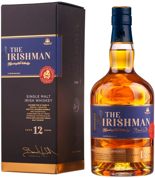 Виски The Irishman 12 Years Old Single Malt, gift box 0.7 л