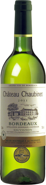 Вино Chateau Chaubinet Bordeaux Sauvignon 0.75 л