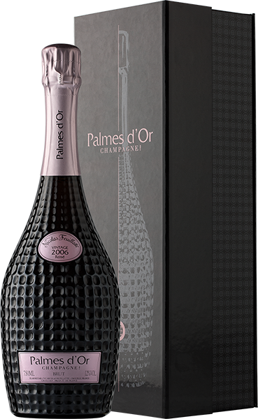 Шампанское Nicolas Feuillatte, Palmes d’Or Brut Rose, в подарочной упаковке 0.75 л