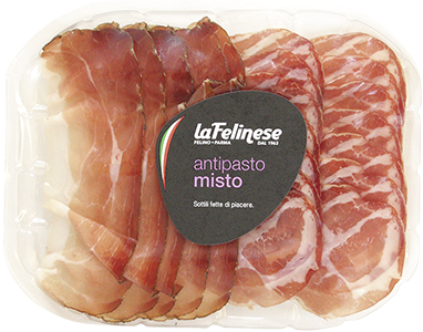 Мясо Ассорти из свинины: выдержанная шейка и шпик 120 г