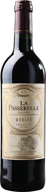 Вино Vinadeis, La Passerelle Merlot, Pays d'Oc IGP 0.75 л