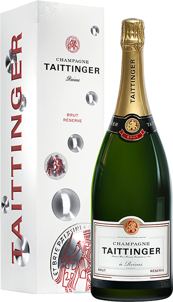 Шампанское Taittinger Brut Reserve, в подарочной упаковке 1.5 л
