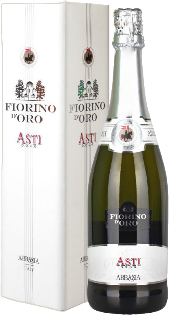 Игристое вино Abbazia Fiorino d'Oro Asti Spumante Dolce DOCG в подарочной упаковке 0.75 л