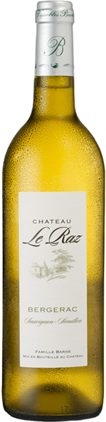 Вино Chateau Le Raz, Bergerac AOC Blanc Sec 0.75 л
