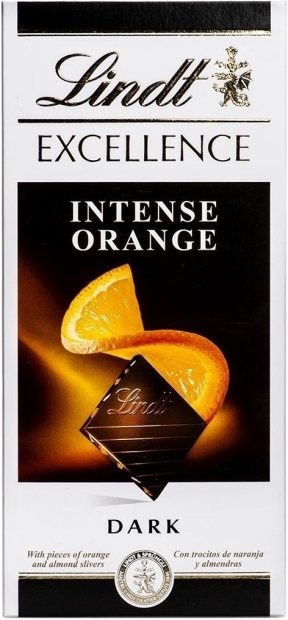 Шоколад Lindt "Excellence" Intense Orange