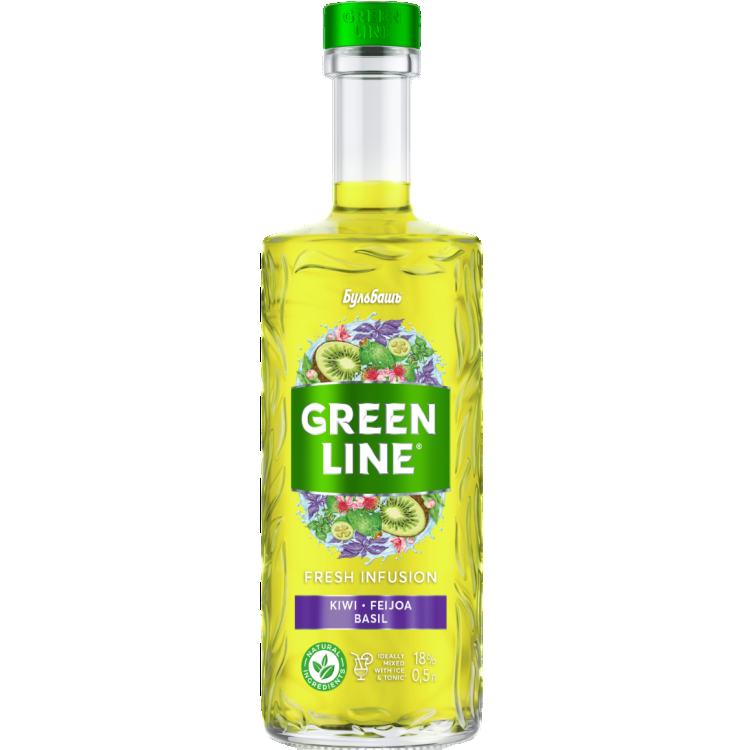 Бульбашъ Гринлайн Киви-Фейхоа-Базилик